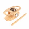 Outdoor Wine Table Portable Wine Picnic Table Wooden Wine Holder