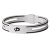 Phiten S-PRO Titanium Bracelet, White, 6.75-Inch