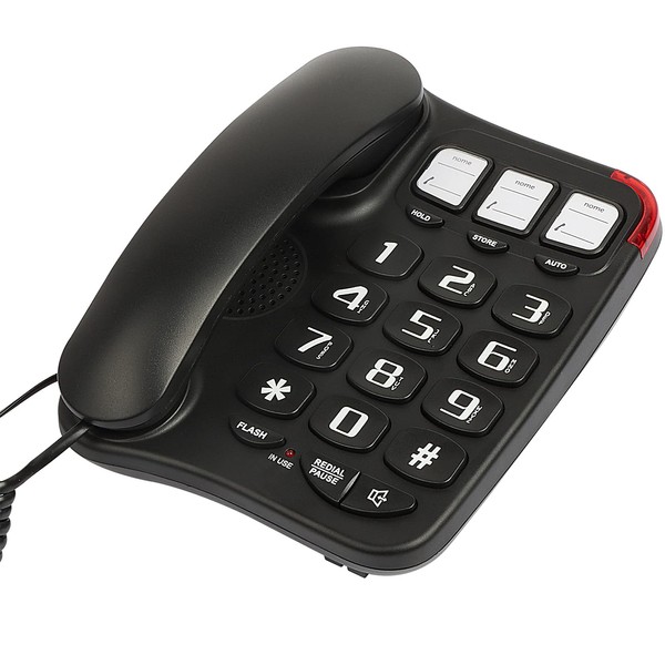 Uvital Big Button Landline Phone with Speaker for Seniors Elderly,