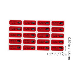 LALAFINA 30 Sheets Funny Rectal Use Only Stickers Decal Pack of Humorous Labels for Parties Mailboxes Home Decor Vibrant Eye Catching Designs for Versatile Use