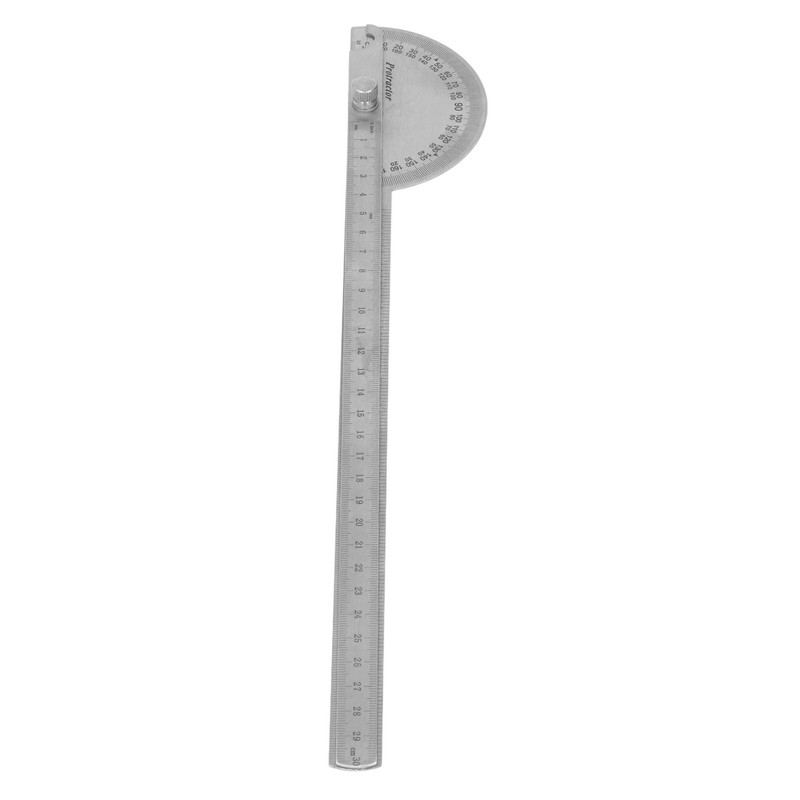 Angle Protractor 0‑180 Degree 2 Arm Finder Stainless Steel Woodworking