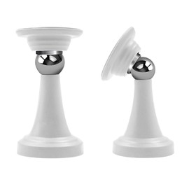 Strong Magnetic RV Door Holder, Camper RV Magnetic Door Catch, Easy to Install Camper Trailer Door Holder, Sturdy Stopper for RV Accessories (White-2 Pack)