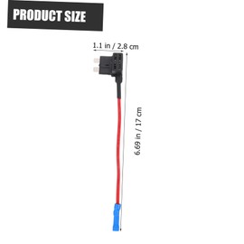 SUPVOX 24pcs Automotive Inline Fuse Holder Car Fuse Tap Kit Mini Tap High Grade Wire Easy Connection