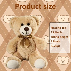 YcsRnn Soft Plush Premium Korean Velvet Baby Teddy, Cuddly Small Teddy Bear For Kids, Huggable Nursery Plush Toy, Gift For Children & Toddlers