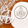 Masonic Symbol Square and Compass Cookie Cutter, 1 Piece. Bakerlogy