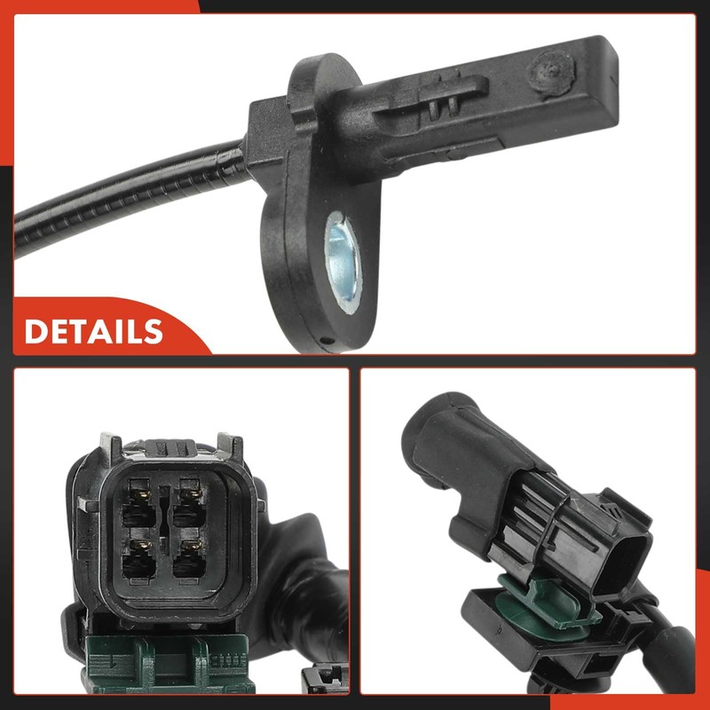 A-Premium 2PCS Front ABS Wheel Speed Sensor Compatible with Honda