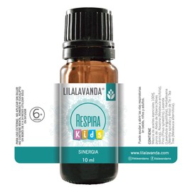 LilaLavanda Respira Kids - Aceites esenciales seguro para niños a partir de 6 meses, apoyo durante resfriados 100% puro Con abeto de Siberia, rosalina y pino - 10 ml