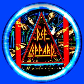 DEF LEPPARD 2025  HYSTERIA ARTWORK TWO LEATHER BRACELETS