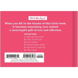 Knock Knock What I Love about You Book Fill in the Love Fill-in-the-Blank Gift Journal, 4.5 x 3.25-Inches