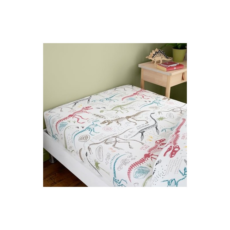Happy Linen Company Girls Boys Kids Dino Explorer Dinosaurs T-Rex