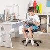 Giantex Kids Desk Chair, Armless Kids Computer Chair with Lumbar