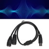 DIN 5 Pin Male to 2 DIN 5 Pin Female