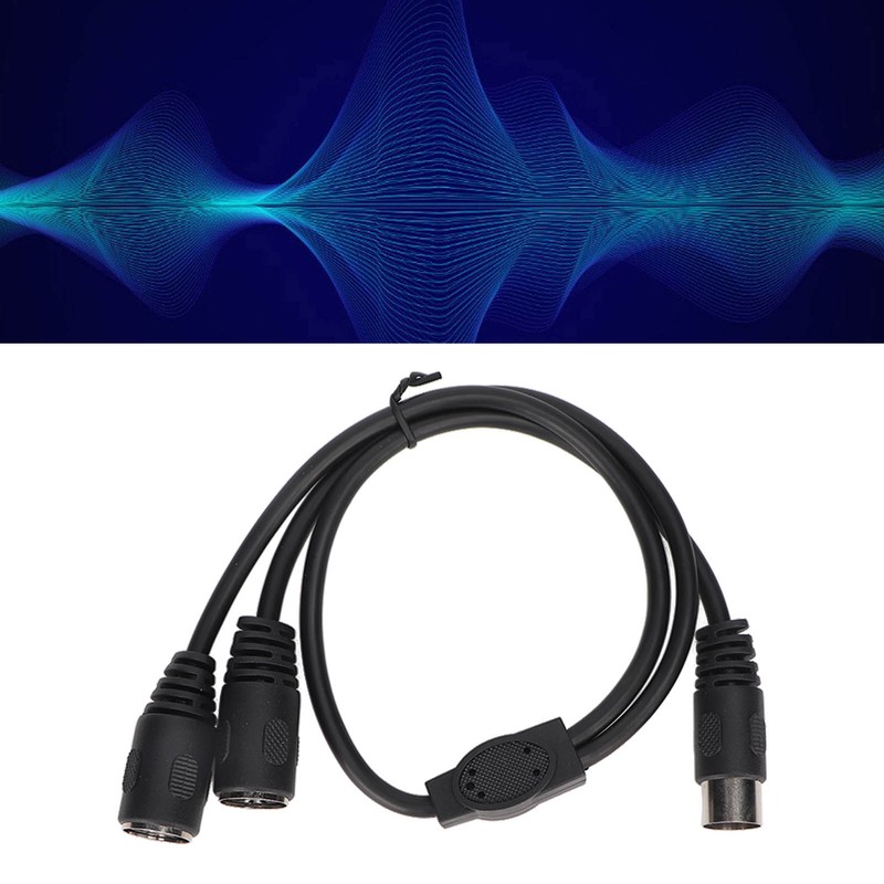DIN 5 Pin Male to 2 DIN 5 Pin Female