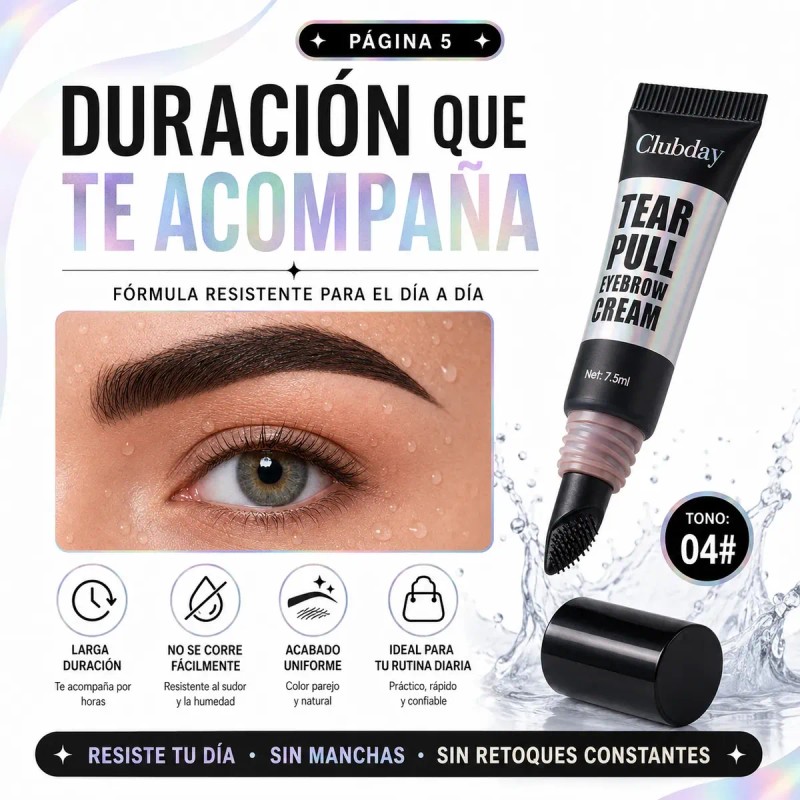 Gel De Ceja Fácil De Rasgar Gel Ceja Marrón/negro Gel