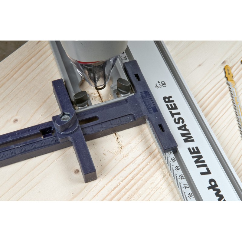 kwb LINE Master Machine Guide, Universal Guide Rail for Jigsaws,