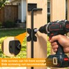 24" Cane Bolt for Gates, Heavy Duty Gate Drop Rod