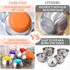 Umite Chef Mixing Bowls with Airtight Lids Set, 8PCS Stainless
