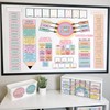 Maitys 106 Pcs Pastel Reading Posters for Classroom Back to