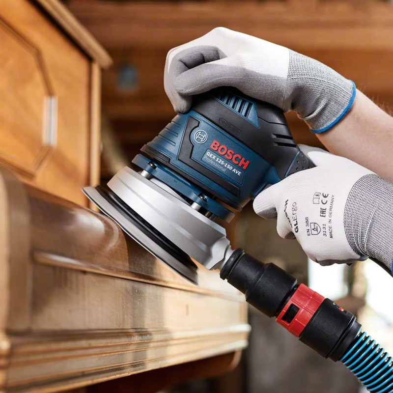 Bosch 2608605640 Sanding Discs for Wood, Velcro Type, 8 Hole,