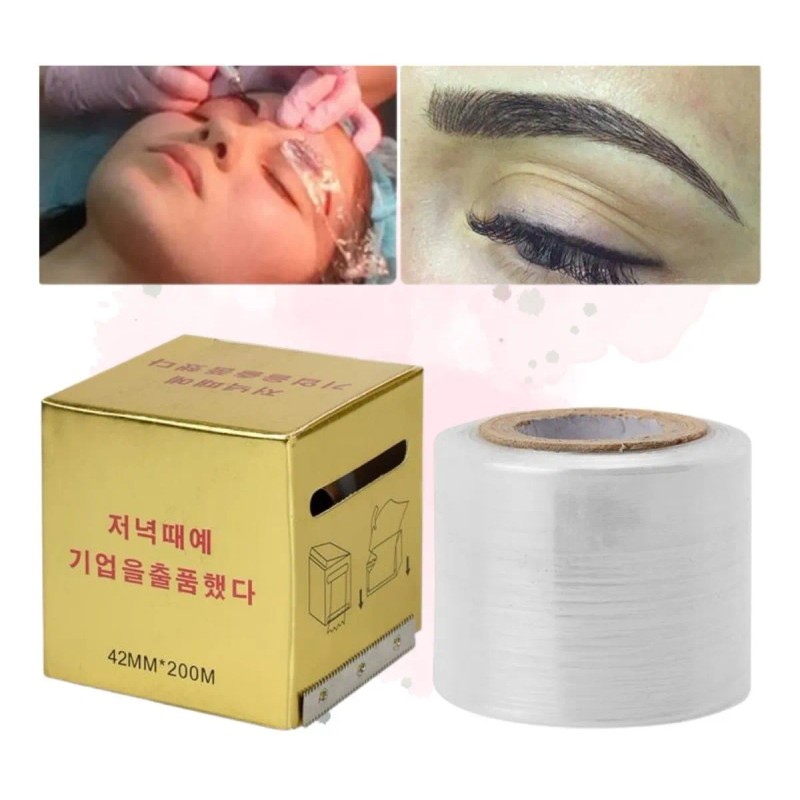 Papel Osmótico + Hilo Entintado Microblading Cejas Pack 4pz