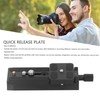 Quick Release Plate 38mm Slot Aluminum Alloy Universal Camera Quick