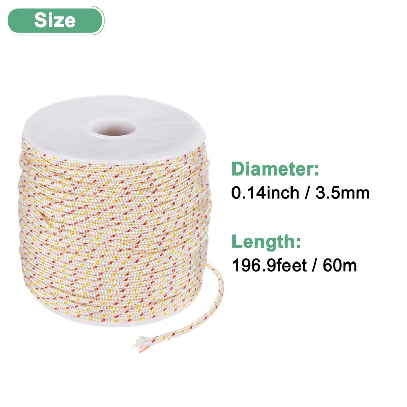 M METERXITY Recoil Starter Rope Pull Cord 3.5mm 60m Pull