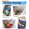 ALYER Hanging Plastic Grocery Bag Holder and Dispenser,Mesh Over the