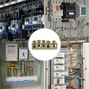 bociloy 12PCS 5 Positions Electrical Wire Screw Terminal Ground Bar,
