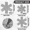 Pack of 12 Felt Pan Protectors, Stacking Protection with 3