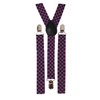 BRACES SUSPENDERS ADJUSTABLE PLAIN NEON SKULL PIANO MEN WOMENS UNISEX