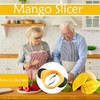 Mango Slicer,Mango Pit Remover Tool,Mango Cutter with Stainless Steel Blade