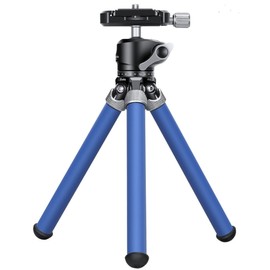 Leofoto MT-02C+LH-22 Mini Traveler Tabletop Tripod with Ball Head kit (Blue)