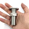 316 Stainless Steel Combo Stainless Steel Thru-Hull Fitting w/Nut with