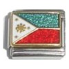 Flag Of Philippines Italian Charm
