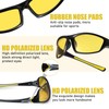 TOODOO 4 Pairs Men Polarized Sunglasses with UV Protection Driving