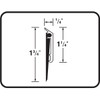 M-D Building Products 68254 All-Season Door Sweep, Heavy Duty Aluminum,