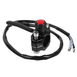Mikinona Replacement Motorcycle Ignition Coil Switch with Horn Function CNC Start Button for Offroad Motorcycles Durable Reliable for Engine Performance Enhancement