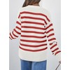 EVALESS Womens Striped Christmas Cardigan Sweaters Fashion 2024 Fall Winter
