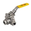 3/4" 316 Stainless Steel 1000 PSI Reduced T Port Inline