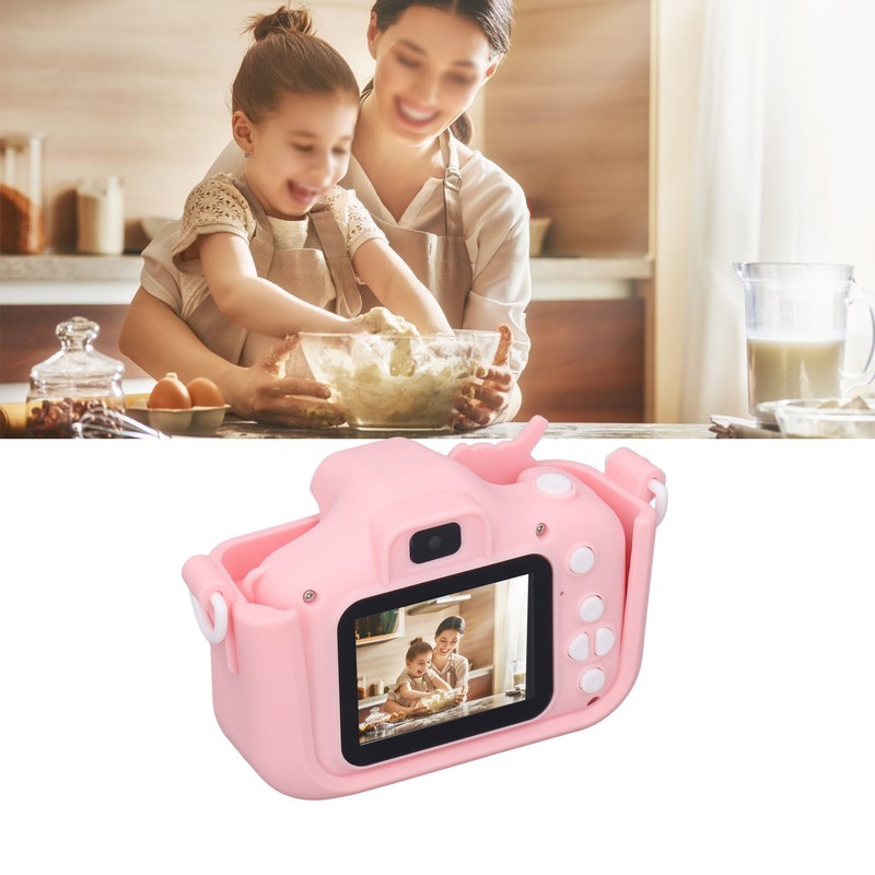 Kids Camera Toys Digital Photo Video Recording Camcorder Cute Cartoon