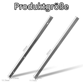 GIONAR 2 Pairs of Guide Rail Connectors for Makita P-45777 Plunge Circular Saw SP6000 198885-7, Guide Rail Connection Kit, Guide Rail Connecting Rod for Festool Bosch DeWALT