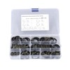 Pissente 110 Pcs Bonded Seal Dowty Washer Rubber O Ring