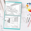 Dunwell 11x14 Portfolio Binder Folder (Aqua, Vertical) - Binder with