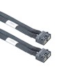 10Gtek® MiniSAS HD SFF-8643 to SFF-8643 8i Cable, SAS 3.0,