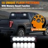 Nilight 12LED Emergency Strobe Traffic Advisor Light Bar 2 in