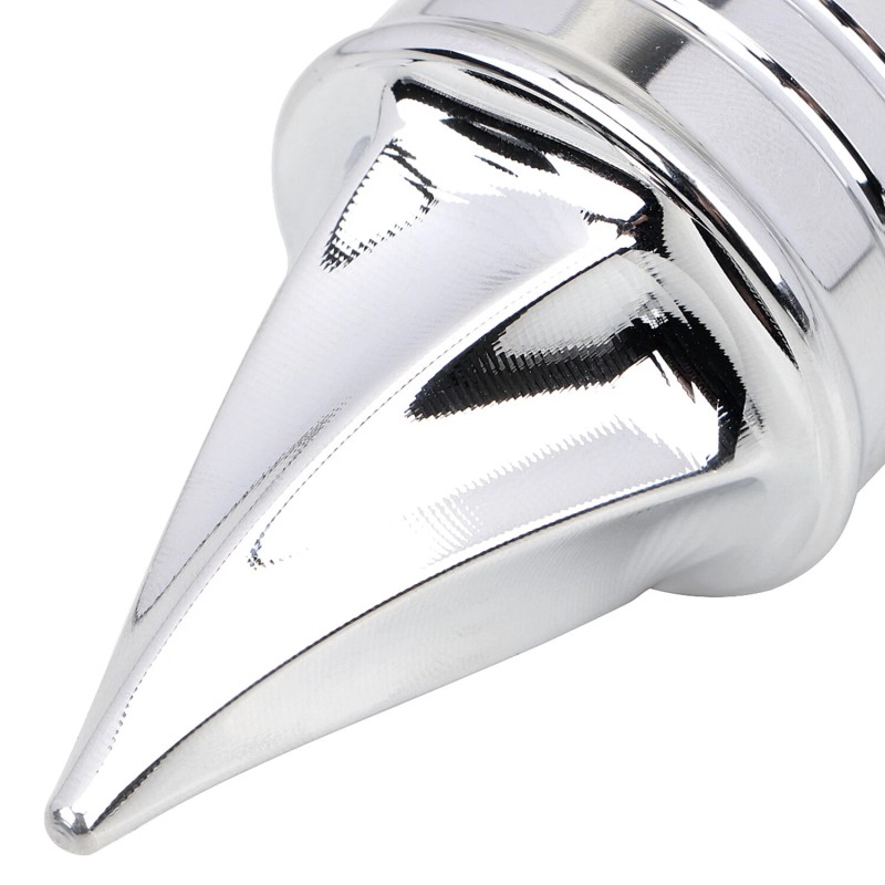 Unbranded Chrome Front Axle Nut Covers For Harley Road King