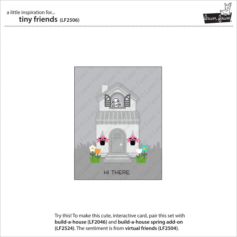 Lawn Fawn, Clear Stamp, Tiny Friends