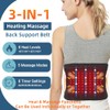 HONGJING Massage Back Brace, Red Light Heating for Lower Back