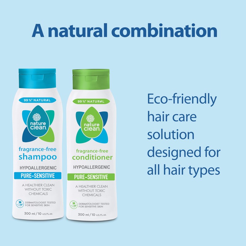 Nature Clean All-natural Sulfate-free Conditioner For Women & Men. 99.9%