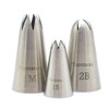 Tumtanm #1M #2B #15 Seamless Stainless Steel Large Icing Piping